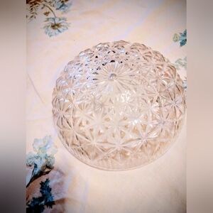 Vintage Elegant Mid-century Flush Ceiling Fixture Glass Dome Light Cover